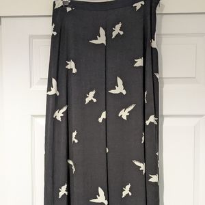 Bird maxi skirt